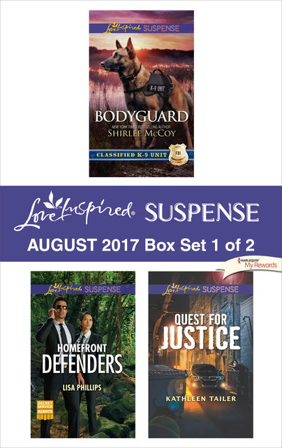 Harlequin Love Inspired Suspense August 2017 – Box Set 1 of 2, Lisa Phillips, Shirlee McCoy, Kathleen Tailer