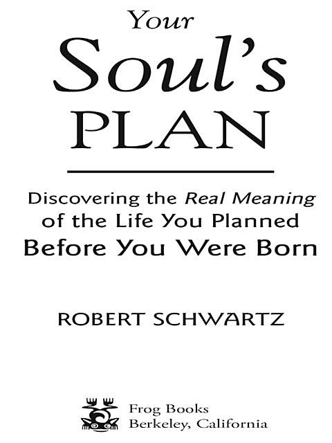 Your Soul's Plan, Robert Schwartz