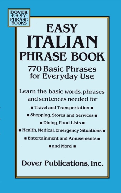 Easy Italian Phrase Book, Dover Publications