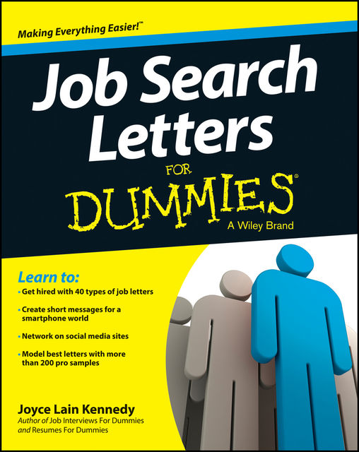 Job Search Letters For Dummies, Joyce Lain Kennedy