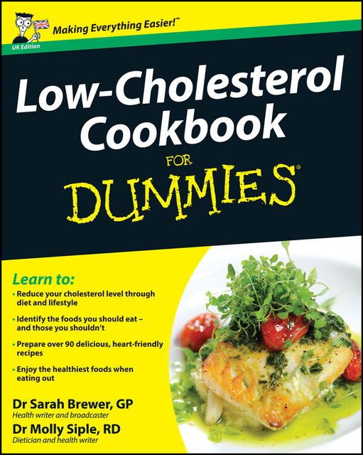 Low-Cholesterol Cookbook For Dummies, Sarah Brewer, Molly Siple