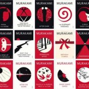 “Haruki Murakami” – a bookshelf, Asti Wardani