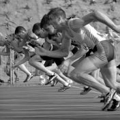 “Deportes”, una estantería, Biblioteca Socio