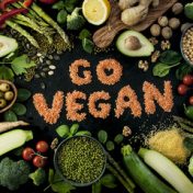 ”Go vegan!” – en bokhylla, Varie-vrai