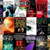 “Stephen King” – a bookshelf, Miguel León