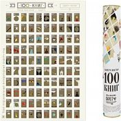 “100 книг (скретч-постер)”, una estantería, irumoruka