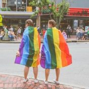 “Abordando el tema LGBT+”, una estantería, LibrosB4Tipos