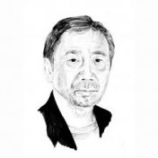 ”Enter the Haruki Murakami World” – en bokhylla, Natalie Pang