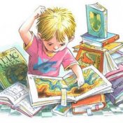 “ХОРОШИЕ КНИГИ для ДЕТЕЙ” – een boekenplank, mashapetrof