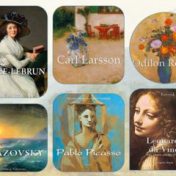 “Artist Biographies” – rak buku, Parkstone International