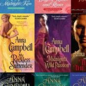 “Anna Campbell” – a bookshelf, Lady Arachnia