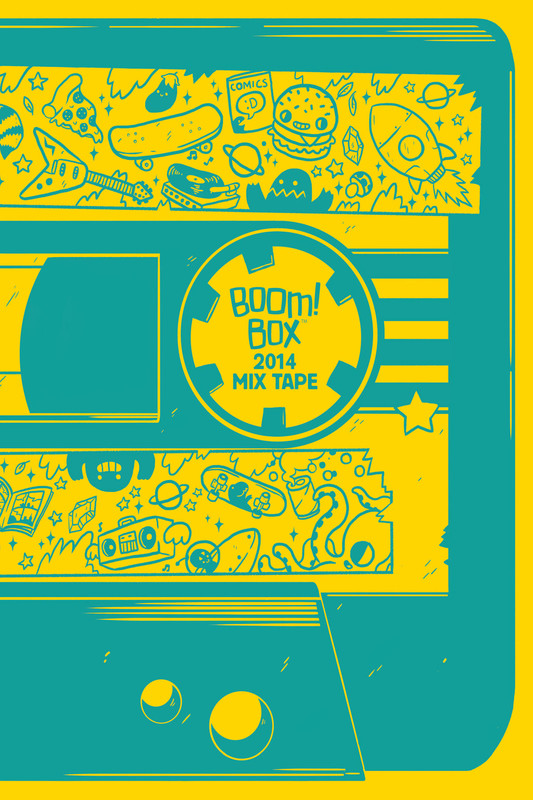 BOOM! BOX 2014 Mix Tape #1, Various, Ryan North, Rob Denbleyker, Noelle Stevenson, Jake Lawrence, Shelli Paroline, Braden Lamb, Becca Tobin, Eryk Donovan, Jake Lawrenc, John Kovalic, Maddie Flores, Paul Mayberry